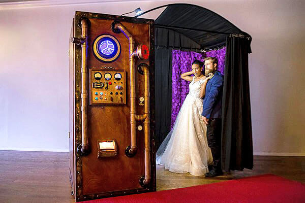Steampunk Wedding Rustic Photo Booth Rental