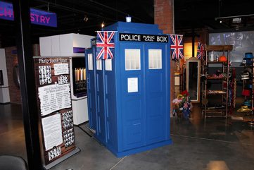 Our Tardis wedding photo booth