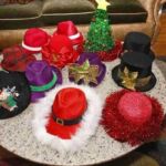 Holiday Christmas party rental photo booth free prop hats Holiday Christmas party rental photo booth free prop hats