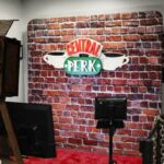 Friends TV show graduation party photo booth rental