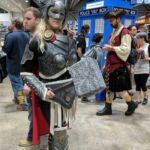 Dr Who Tardis police box wedding photo booth at Comicon 2017. Dr Who Tardis police box wedding photo booth at Comicon 2017.