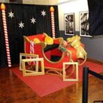 Holiday Christmas Santa Sleigh Photo Booth Rental For Corporate and Company Parties