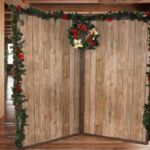 Our rustic Christmas holiday party photo booth rental