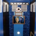 Doctor Who Tardis photo booth wedding party photo booth rental interior Doctor Who Tardis photo booth wedding party photo booth rental interior