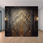 Art deco roaring 20s Gatsby photo booth wall backdrop
